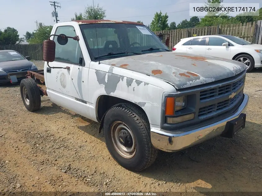 1994 Chevrolet Gmt-400 C2500 VIN: 1GBGC24KXRE174174 Lot: 45669013