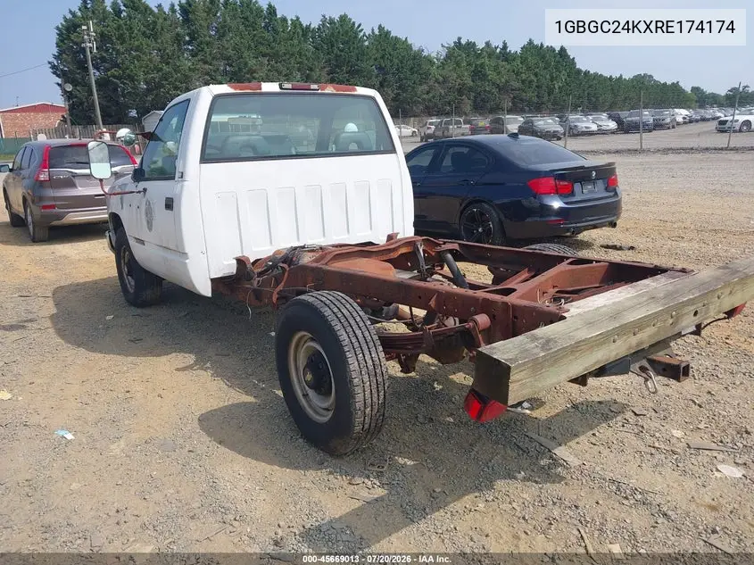 1994 Chevrolet Gmt-400 C2500 VIN: 1GBGC24KXRE174174 Lot: 45669013