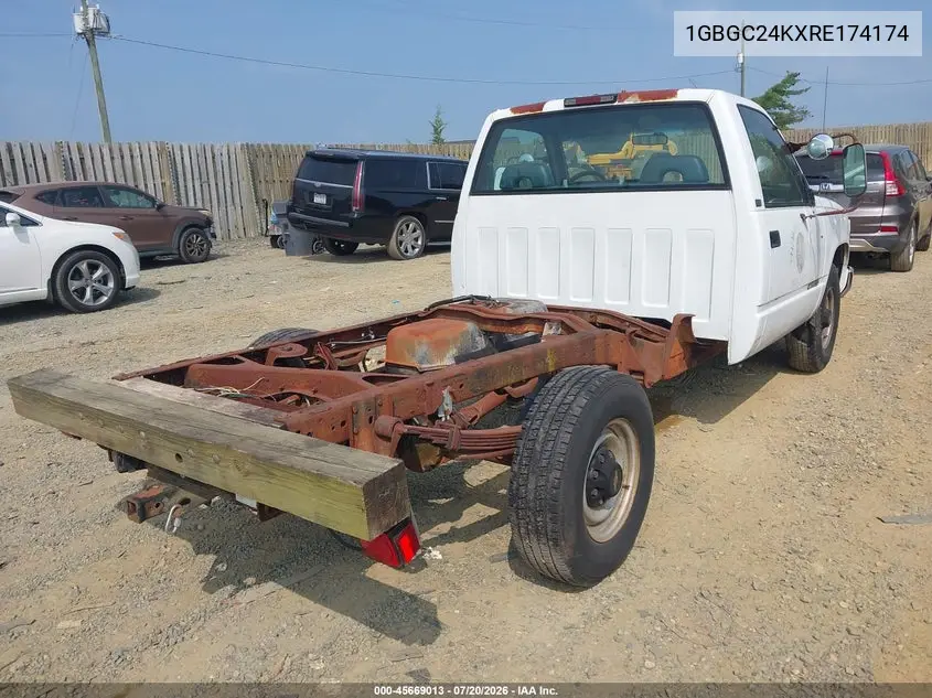 1994 Chevrolet Gmt-400 C2500 VIN: 1GBGC24KXRE174174 Lot: 45669013