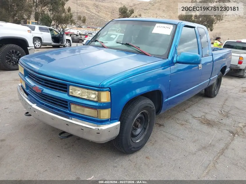 1995 Chevrolet Gmt-400 C1500 VIN: 2GCEC19K7S1230181 Lot: 45228294