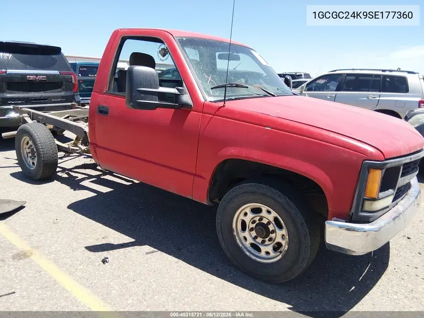1995 Chevrolet Gmt-400 C2500 VIN: 1GCGC24K9SE177360 Lot: 45315721