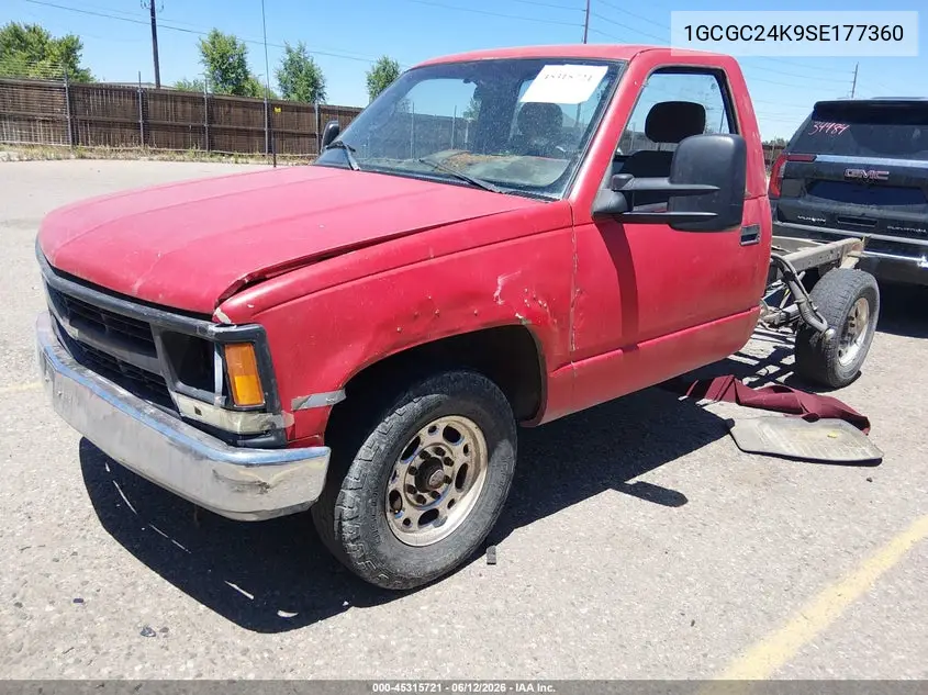 1995 Chevrolet Gmt-400 C2500 VIN: 1GCGC24K9SE177360 Lot: 45315721