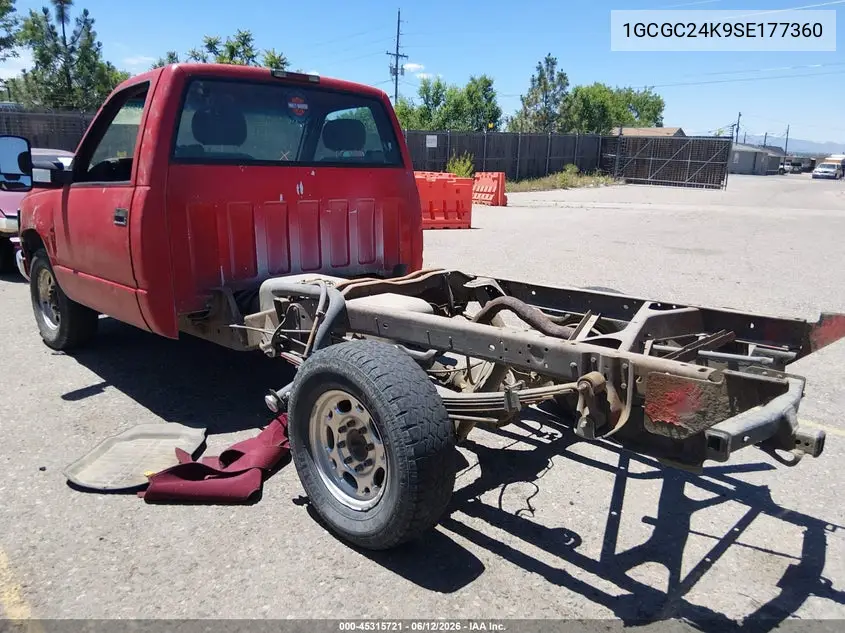 1995 Chevrolet Gmt-400 C2500 VIN: 1GCGC24K9SE177360 Lot: 45315721