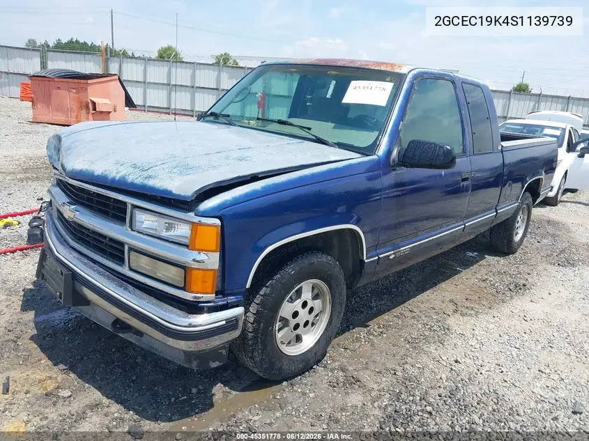 1995 Chevrolet Gmt-400 C1500 VIN: 2GCEC19K4S1139739 Lot: 45351778