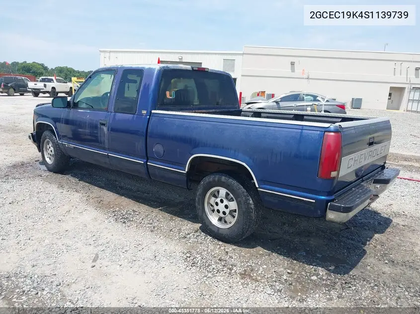 1995 Chevrolet Gmt-400 C1500 VIN: 2GCEC19K4S1139739 Lot: 45351778