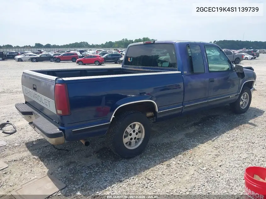 1995 Chevrolet Gmt-400 C1500 VIN: 2GCEC19K4S1139739 Lot: 45351778
