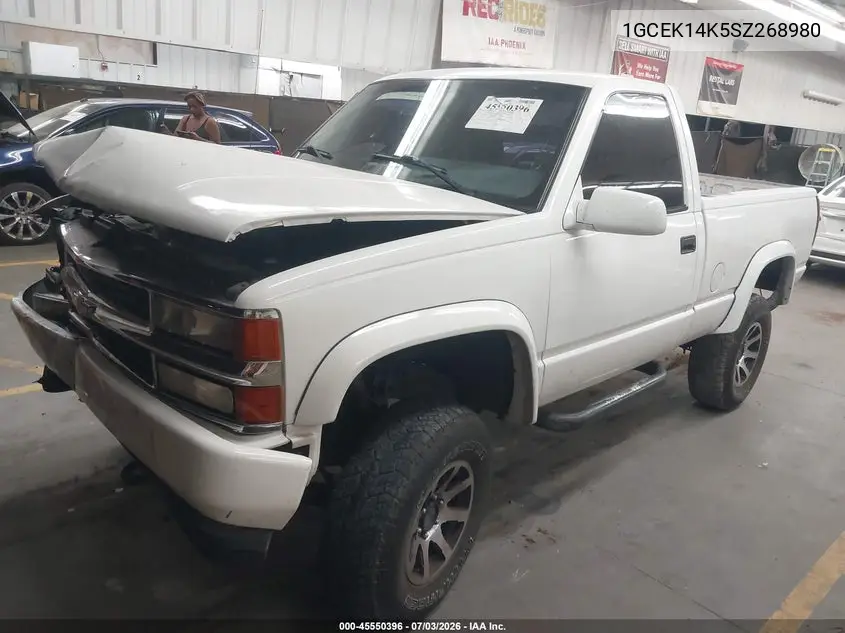 1995 Chevrolet Gmt-400 K1500 VIN: 1GCEK14K5SZ268980 Lot: 45550396