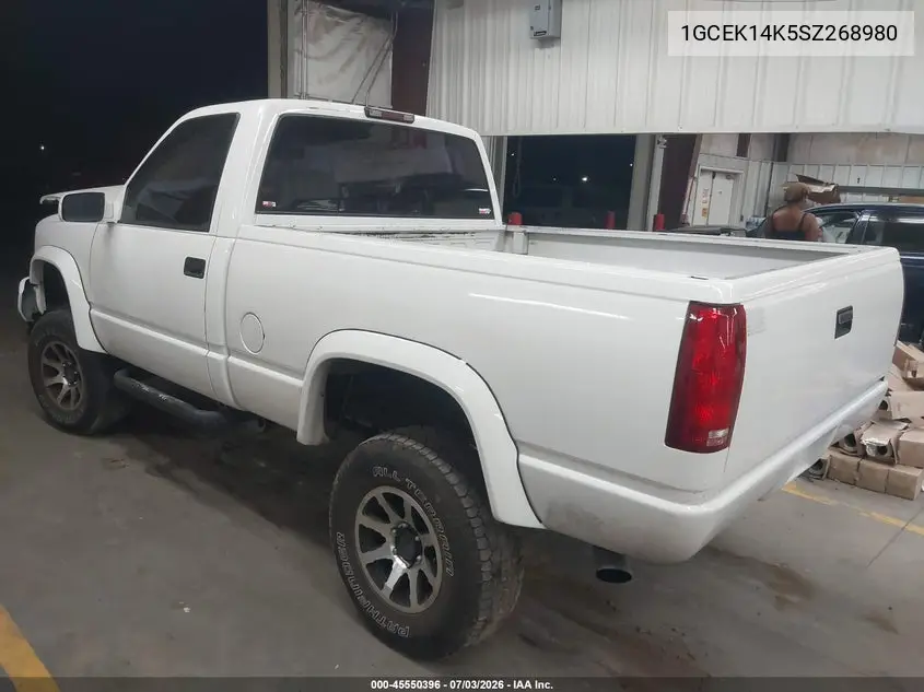 1995 Chevrolet Gmt-400 K1500 VIN: 1GCEK14K5SZ268980 Lot: 45550396