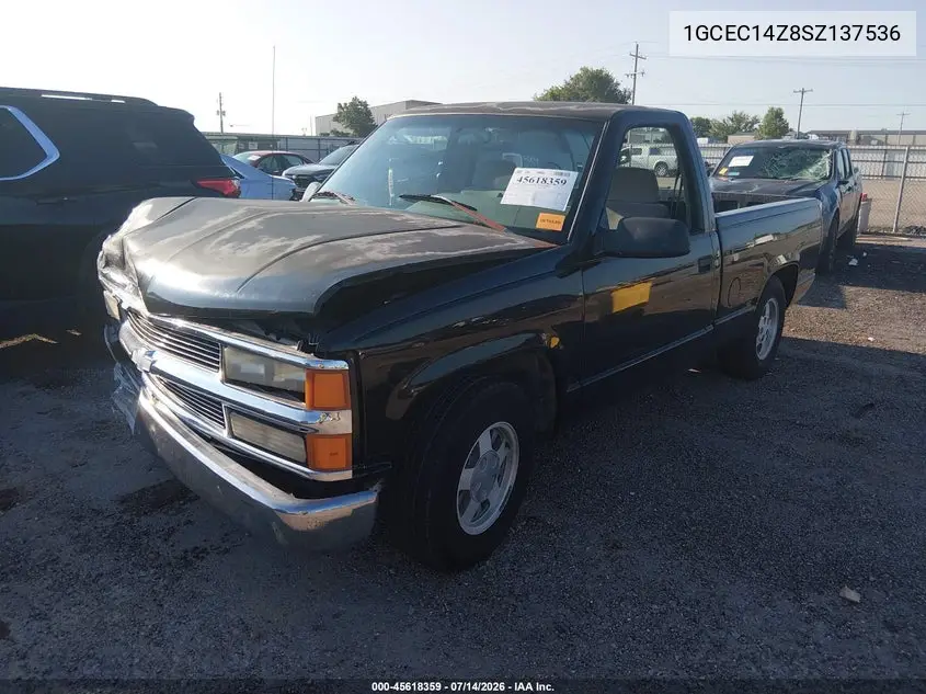 1995 Chevrolet Gmt-400 C1500 VIN: 1GCEC14Z8SZ137536 Lot: 45618359