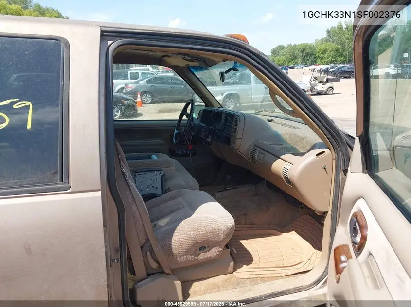 1995 Chevrolet Gmt-400 K3500 VIN: 1GCHK33N1SF002376 Lot: 45629559