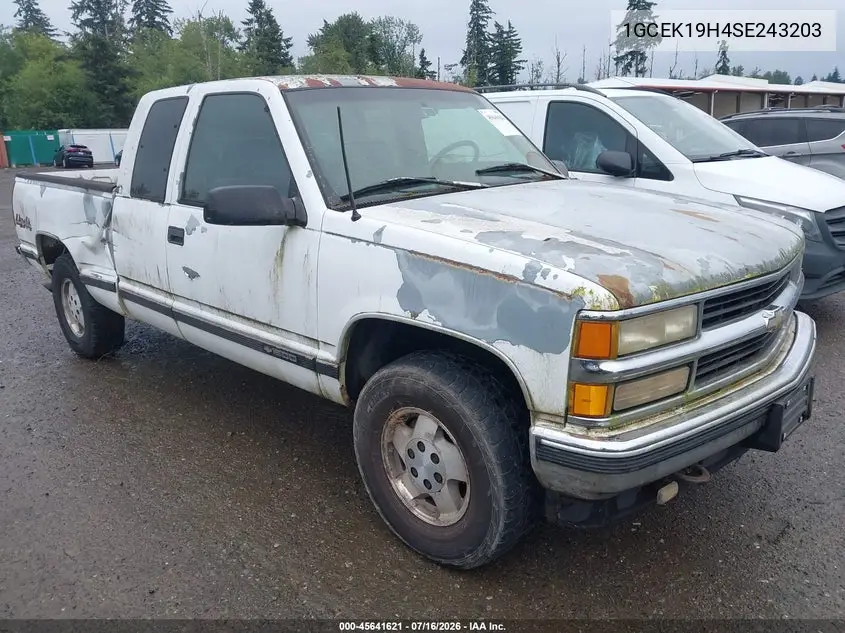 1995 Chevrolet Gmt-400 K1500 VIN: 1GCEK19H4SE243203 Lot: 45641621