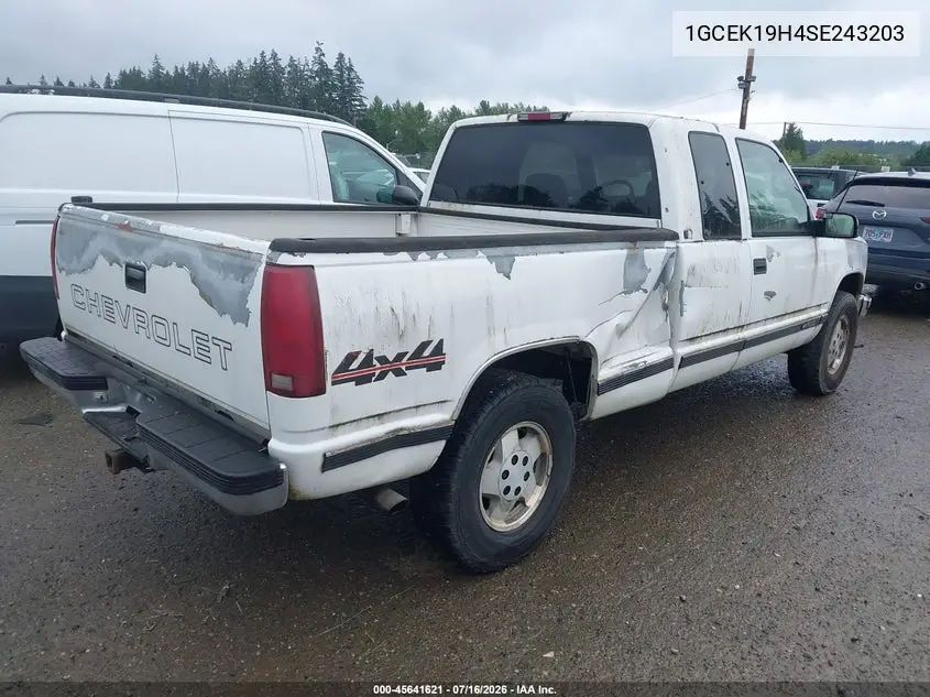1995 Chevrolet Gmt-400 K1500 VIN: 1GCEK19H4SE243203 Lot: 45641621