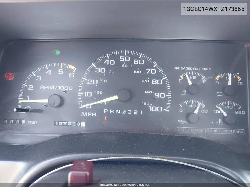 1996 Chevrolet Gmt-400 C1500 VIN: 1GCEC14WXTZ173865 Lot: 45256602