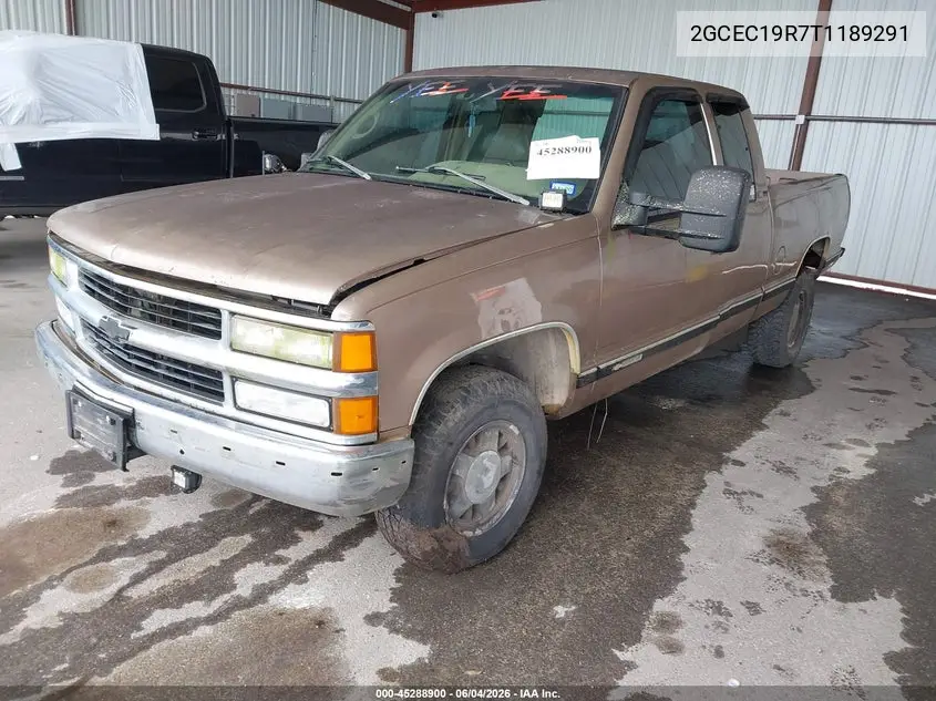 1996 Chevrolet Gmt-400 C1500 VIN: 2GCEC19R7T1189291 Lot: 45288900