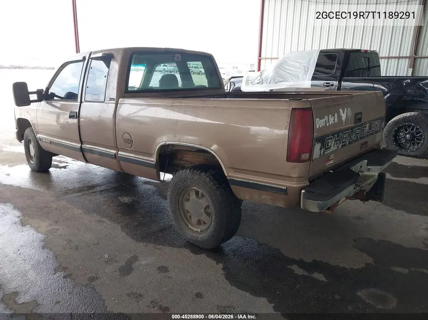 1996 Chevrolet Gmt-400 C1500 VIN: 2GCEC19R7T1189291 Lot: 45288900