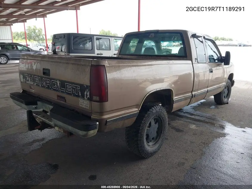 1996 Chevrolet Gmt-400 C1500 VIN: 2GCEC19R7T1189291 Lot: 45288900