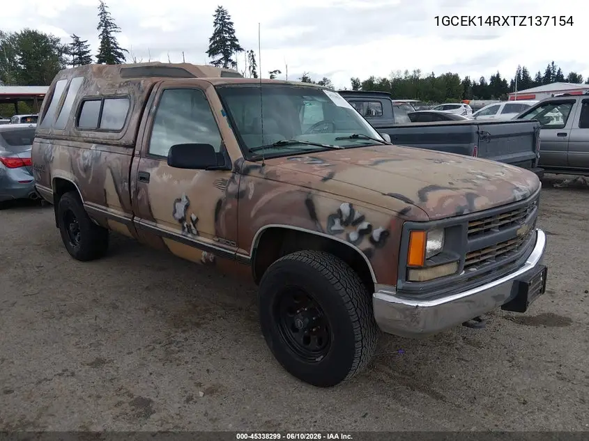 1996 Chevrolet Gmt-400 K1500 VIN: 1GCEK14RXTZ137154 Lot: 45338299