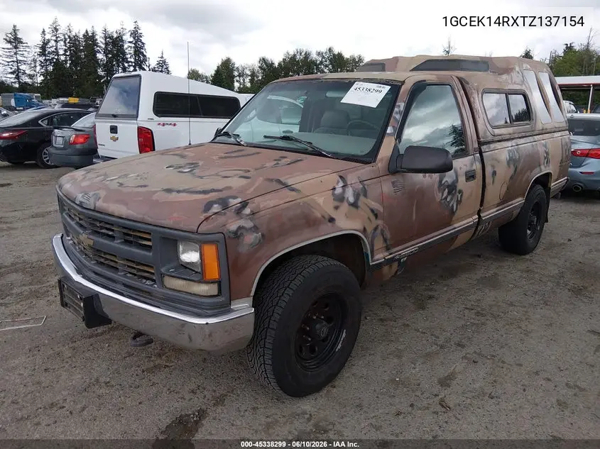 1996 Chevrolet Gmt-400 K1500 VIN: 1GCEK14RXTZ137154 Lot: 45338299