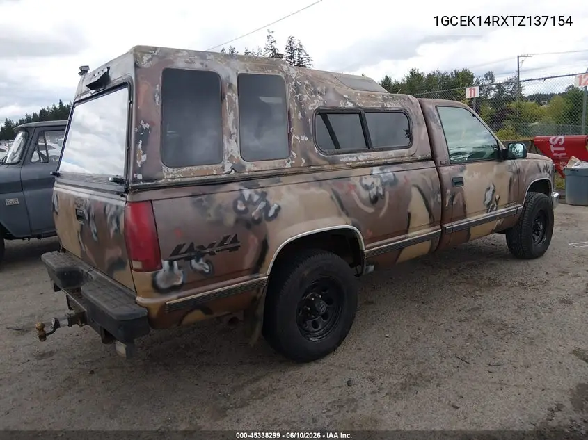 1996 Chevrolet Gmt-400 K1500 VIN: 1GCEK14RXTZ137154 Lot: 45338299