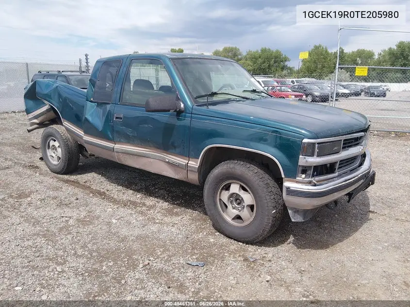 1996 Chevrolet Gmt-400 K1500 VIN: 1GCEK19R0TE205980 Lot: 45461351
