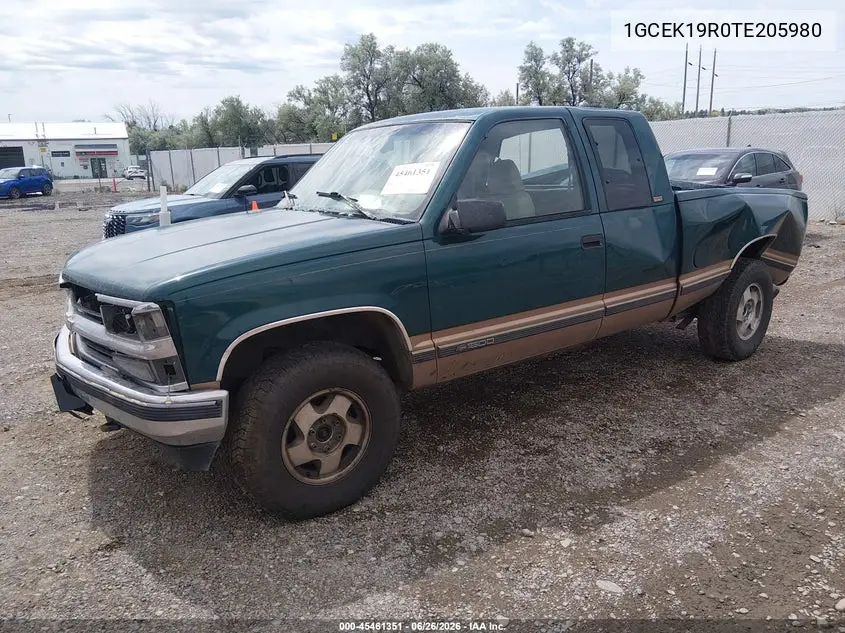 1996 Chevrolet Gmt-400 K1500 VIN: 1GCEK19R0TE205980 Lot: 45461351