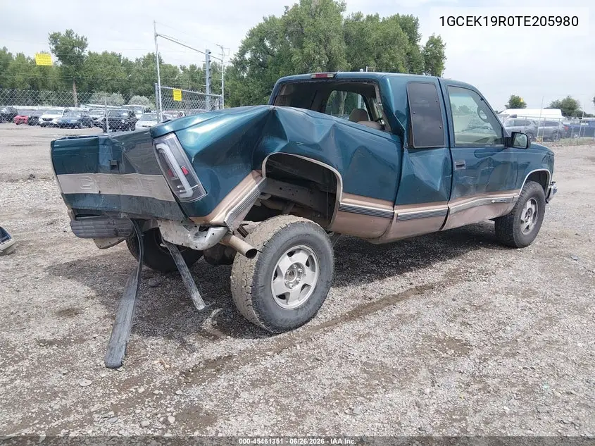 1996 Chevrolet Gmt-400 K1500 VIN: 1GCEK19R0TE205980 Lot: 45461351