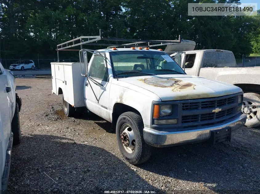 1996 Chevrolet Gmt-400 C3500 VIN: 1GBJC34R0TE181490 Lot: 45512717
