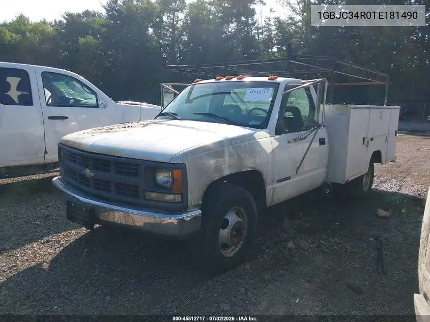 1996 Chevrolet Gmt-400 C3500 VIN: 1GBJC34R0TE181490 Lot: 45512717
