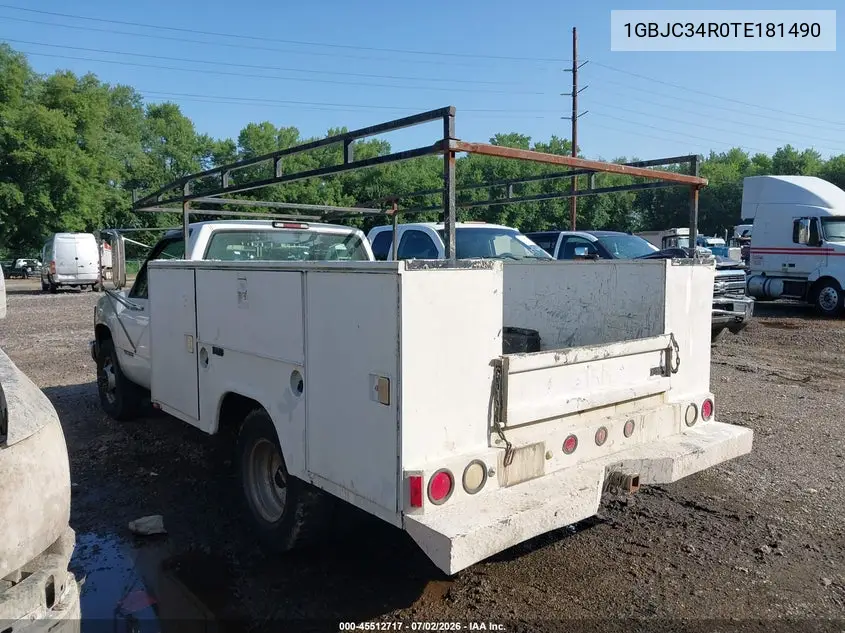 1996 Chevrolet Gmt-400 C3500 VIN: 1GBJC34R0TE181490 Lot: 45512717