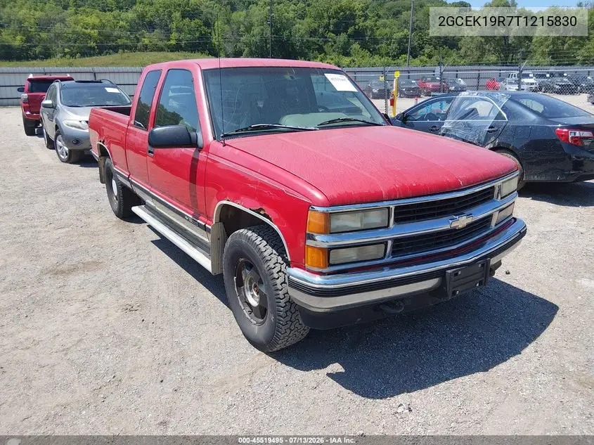 1996 Chevrolet Gmt-400 K1500 VIN: 2GCEK19R7T1215830 Lot: 45519495