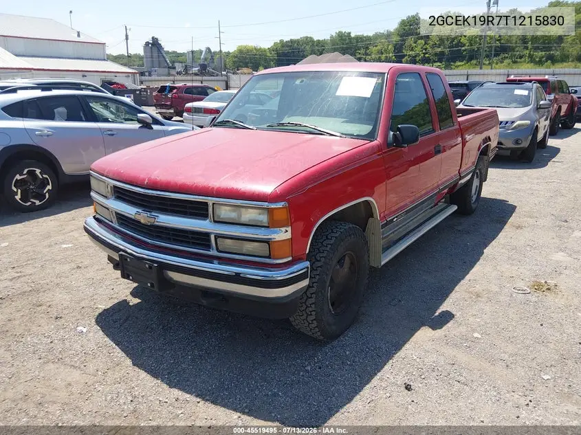 1996 Chevrolet Gmt-400 K1500 VIN: 2GCEK19R7T1215830 Lot: 45519495