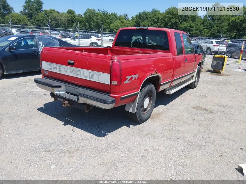 1996 Chevrolet Gmt-400 K1500 VIN: 2GCEK19R7T1215830 Lot: 45519495