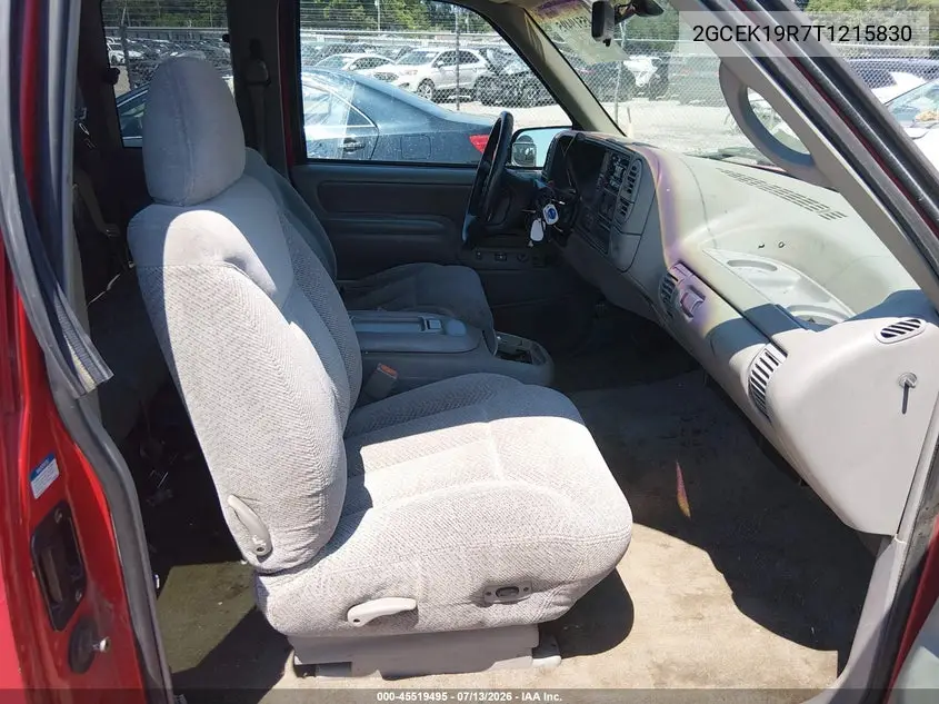 1996 Chevrolet Gmt-400 K1500 VIN: 2GCEK19R7T1215830 Lot: 45519495