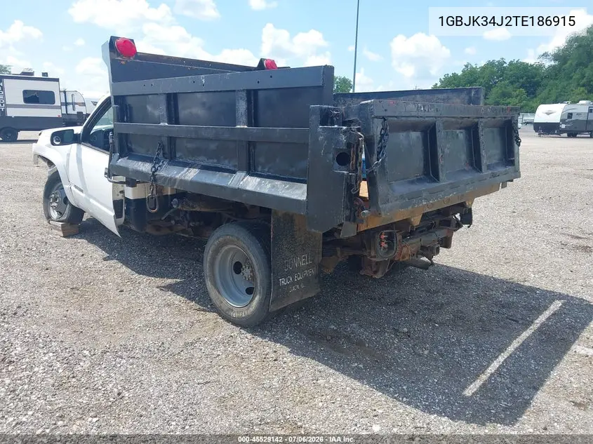 1996 Chevrolet Gmt-400 K3500 VIN: 1GBJK34J2TE186915 Lot: 45529142