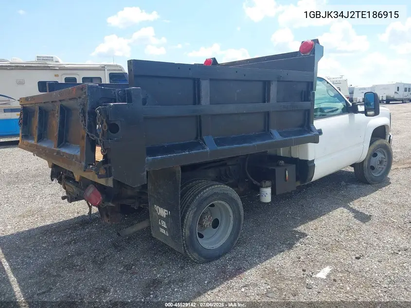 1996 Chevrolet Gmt-400 K3500 VIN: 1GBJK34J2TE186915 Lot: 45529142