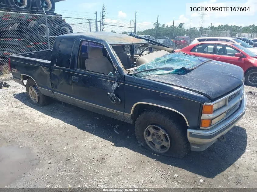 1996 Chevrolet Gmt-400 K1500 VIN: 1GCEK19R0TE167604 Lot: 45536642