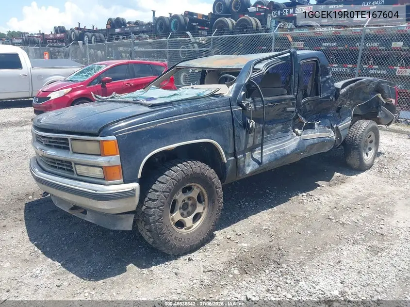 1996 Chevrolet Gmt-400 K1500 VIN: 1GCEK19R0TE167604 Lot: 45536642