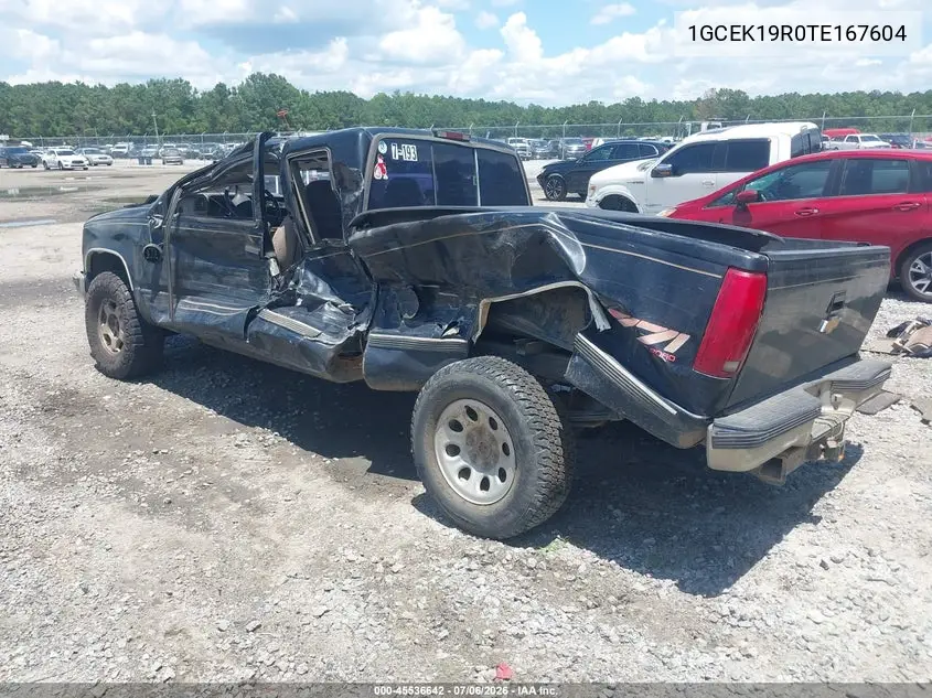 1996 Chevrolet Gmt-400 K1500 VIN: 1GCEK19R0TE167604 Lot: 45536642