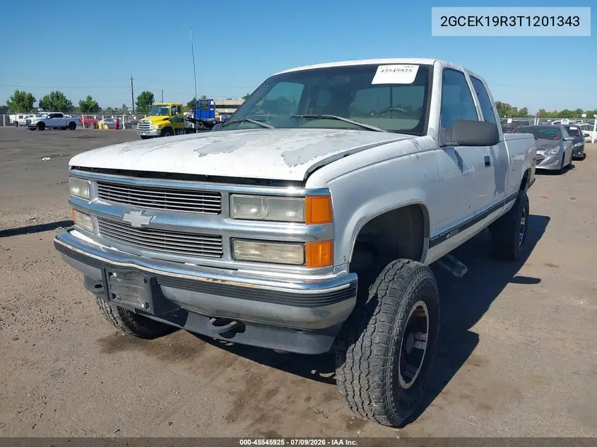 1996 Chevrolet Gmt-400 K1500 VIN: 2GCEK19R3T1201343 Lot: 45545925