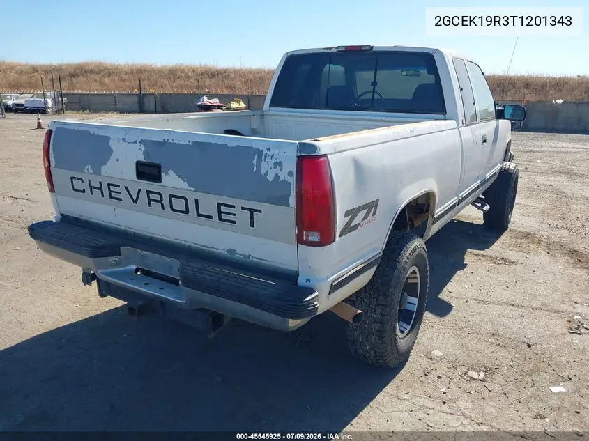 1996 Chevrolet Gmt-400 K1500 VIN: 2GCEK19R3T1201343 Lot: 45545925
