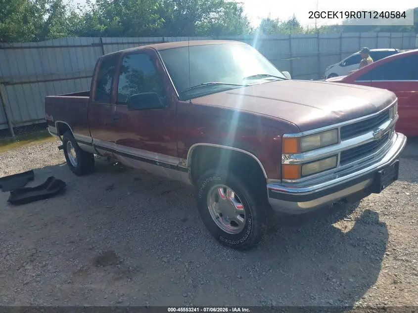 1996 Chevrolet Gmt-400 K1500 VIN: 2GCEK19R0T1240584 Lot: 45553241