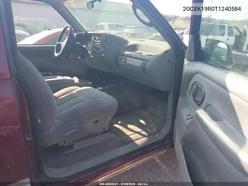 1996 Chevrolet Gmt-400 K1500 VIN: 2GCEK19R0T1240584 Lot: 45553241