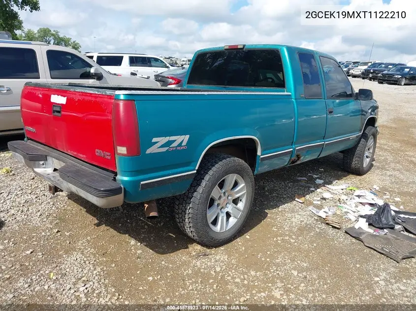 1996 Chevrolet Gmt-400 K1500 VIN: 2GCEK19MXT1122210 Lot: 45578923