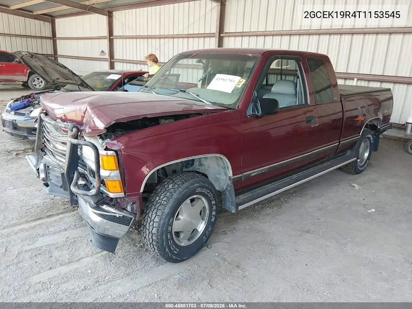 1996 Chevrolet Gmt-400 K1500 VIN: 2GCEK19R4T1153545 Lot: 45581703