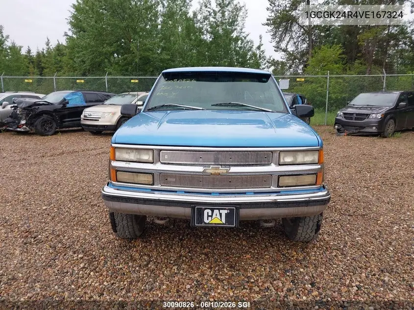 1997 Chevrolet Gmt-400 K2500 VIN: 1GCGK24R4VE167324 Lot: 30090826