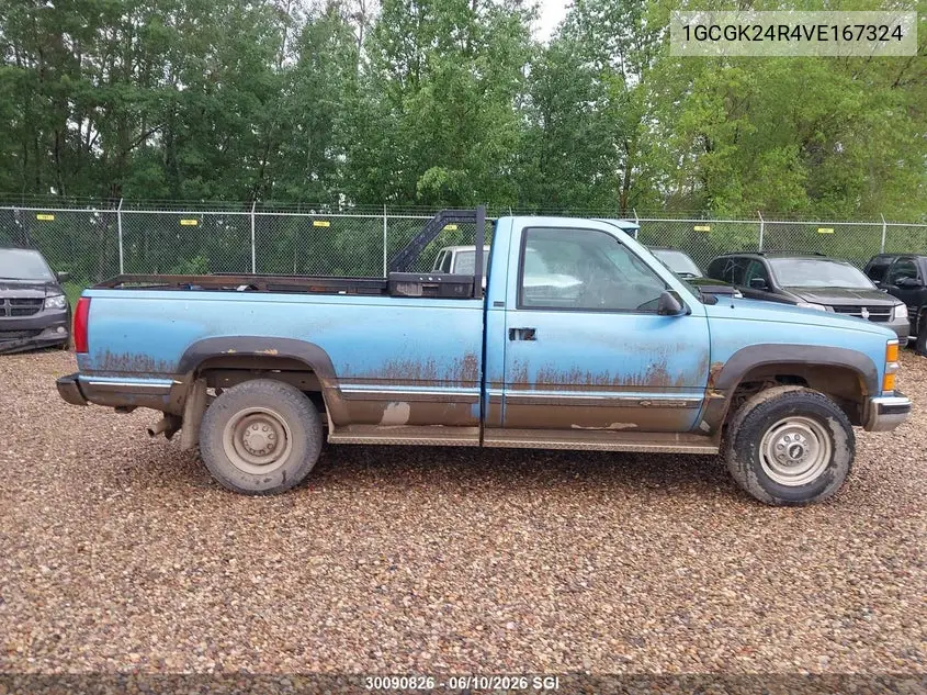 1997 Chevrolet Gmt-400 K2500 VIN: 1GCGK24R4VE167324 Lot: 30090826