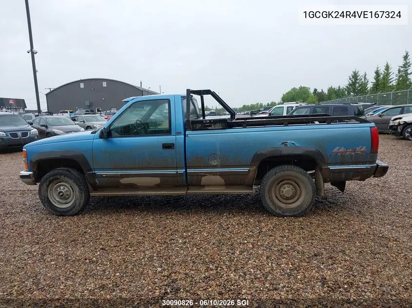 1997 Chevrolet Gmt-400 K2500 VIN: 1GCGK24R4VE167324 Lot: 30090826