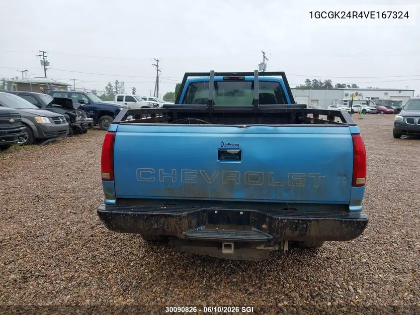 1997 Chevrolet Gmt-400 K2500 VIN: 1GCGK24R4VE167324 Lot: 30090826
