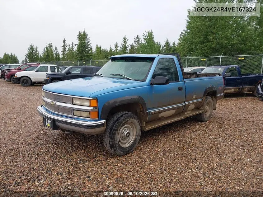 1997 Chevrolet Gmt-400 K2500 VIN: 1GCGK24R4VE167324 Lot: 30090826