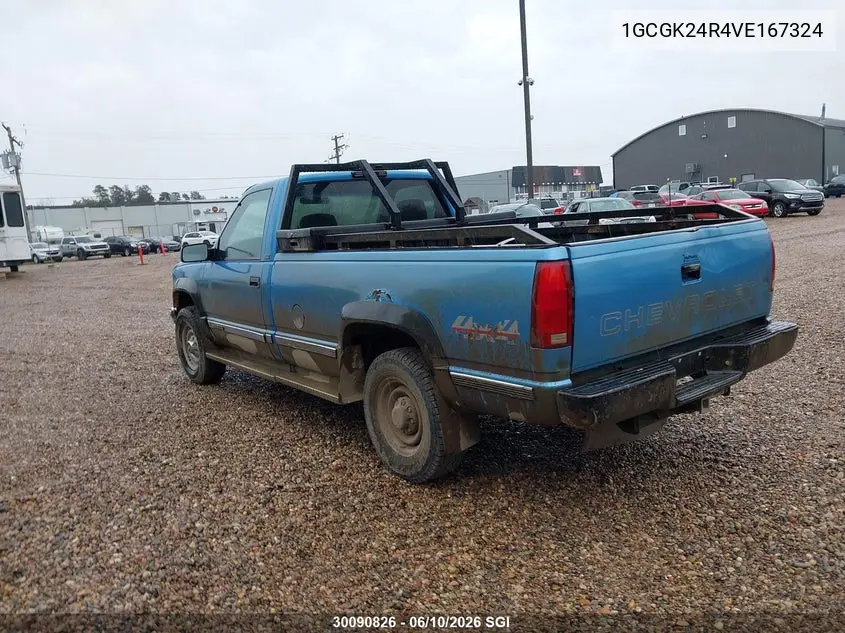 1997 Chevrolet Gmt-400 K2500 VIN: 1GCGK24R4VE167324 Lot: 30090826